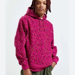 Champion Urban Outfitters Exclusive Reverse Weave Leopard Print Hoodie Small Men
